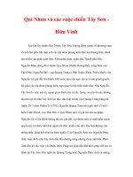 Qui Nhơn và các cuộc chiến Tây Sơn Hữu Vinh doc