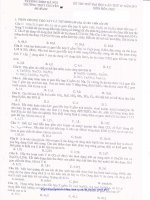 Đề thi thử đại học môn hóa học lần IV 2011 trường THPT chuyên ĐHSP Hà Nội docx