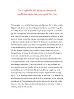 SỐNG VÀ CHẾT - Các lễ nghi tuần thất, phong tục tập quán về tang lễ docx