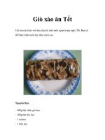 Giò xào ăn Tết pdf