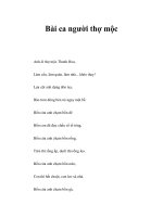 Bài ca người thợ mộc ppt