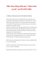 Miền Nam chống chiến lược chiến tranh cục bộ doc