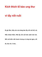 Kích thích tế bào ung thư vì tẩy nốt ruồi pot