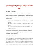 phong tục việt nam - Quan hệ giữa họ hàng và làng xã như thế nào doc