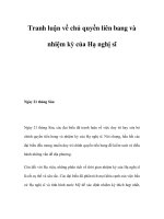 Tranh luận về chủ quyền liên bang và nhiệm kỳ của Hạ nghị sĩ potx