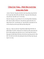 Chùa Gác Vàng – Nhật Bản tuyệt đẹp trong mùa Xuân(Archi) pps