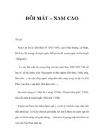 ĐÔI MẮT – NAM CAO doc