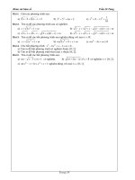 Tài liệu ôn toán - Bài tập giải tích lớp 12 - Phần 2 pdf