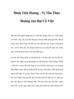 Đinh Tiên Hoàng - Vị Tần Thủy Hoàng của Đại Cồ Việt pps