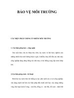 BẢO VỆ MÔI TRƯỜNGC ppt