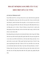 HOA KỲ MỞ RỘNG SANG PHÍA TÂY VÀ SỰ KHÁC BIỆT GIỮA CÁC VÙNG doc