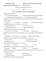 SỞ GD&ĐT T.T.HUẾ HỌC KÌ II VẬT LÝ 6 ppt