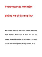 Phương pháp mới tiêm phòng và chữa ung thư doc