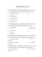 TRẮC NGHIỆM CON LẮC ĐƠN1 ppsx