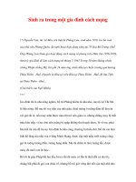 Sinh ra trong một gia đình cách mạng pot