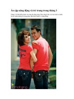 Áo cặp năng động và trẻ trung trong tháng 3 potx