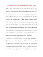 CUỘC CHIẾN TRANH VỚI NGƯỜI PHÁP VÀ THỔ DÂN DA ĐỎ ppt