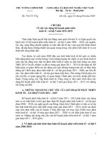 Chỉ thị về việc xây dựng Kế hoạch phát triển kinh tế - xã hội 5 năm 2011-2015 ppsx