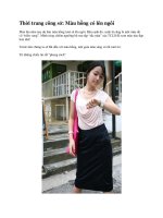 Thời trang công sở: Màu hồng có lên ngôi docx