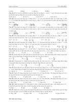 Bài tập trắc nghiệm vật lí 12 - Trần Anh Trung - phần 6 doc