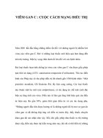 VIÊM GAN C : CUỘC CÁCH MẠNG ĐIỀU TRỊ docx