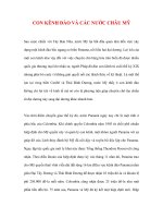 CON KÊNH ĐÀO VÀ CÁC NƯỚC CHÂU MỸ ppsx