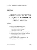 Ảnh hưởng của thị trường bất động sản đến hoạt động tín dụng của ngân hàng thương mại cổ phần Á Châu ACB