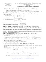 ĐỀ THI THỬ ĐẠI HỌC LẦN THỨ BA NĂM HỌC 2010 – 2011 MÔN TOÁN TRƯỜNG THPT CHUYÊN NGUYỄN HUỆ pot