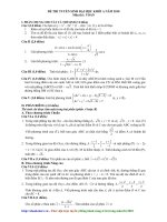 Đề thi - Lời giải chi tiết môn Toán khối A năm 2010 pps