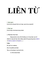 Những cơ bản tiếng Anh 3 - Định nghĩa Liên Từ pps