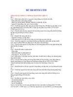 Đề thi môn hệ thống tự động và trạm phát điện TT ppsx