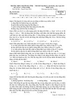 đề thi thử đaị học môn vật lý lần 1 năm học 2011 trường thpt chuyên hà tĩnh pps