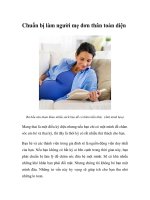 Chuẩn bị làm người mẹ đơn thân toàn diện pot