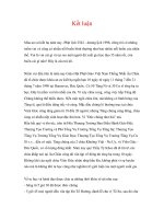 SỐNG VÀ CHẾT - Kết luận ppt