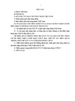 SƠ LƯỢC VỀ GIAI CẤP CÔNG NHÂN VIỆT NAM docx