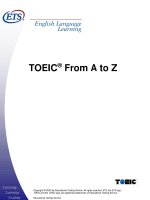 toeic from a to z (by ets)