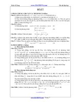 Đề thi thử Đại học năm 2011 của Trần Sỹ Tùng ( Có đáp án) - Đề số 7 pptx