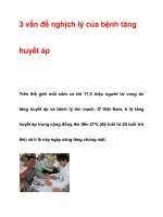 3 vấn đề nghịch lý của bệnh tăng huyết áp potx