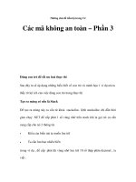 Những chủ đề tiến bộ trong C# Các mã không an toàn – Phần 3 docx