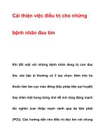 Cải thiện việc điều trị cho những bệnh nhân đau tim potx