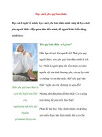 Học cách yêu quý bản thân pps