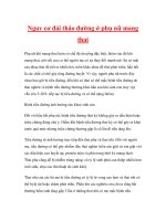 Nguy cơ đái tháo đường ở phụ nữ mang thai doc