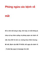 Phòng ngừa các bệnh về mắt ppsx