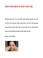 Khô mắt bệnh lý thời hiện đại ppsx