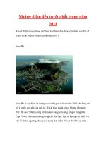 Những điểm đến tuyệt nhất trong năm 2011 pptx