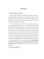 Giải pháp phòng ngừa hạn chế rủi ro lãi suất trong hoạt động kinh doanh tại ngân hàng nông nghiệp và phát triển nông thôn thị xã Sông Công tỉnh Thái Nguyên