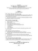 Qui chế thi, kiểm tra và công nhận tốt nghiệp trong dạy nghề hệ chính quy pps