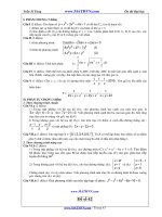 Đề thi thử Đại học năm 2011 của Trần Sỹ Tùng ( Có đáp án) - Đề số 41 ppsx