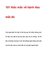 101 thắc mắc về bệnh đau mắt đỏ ppsx