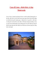Casa di Luna - đánh thức vẻ đẹp Montverde ppt